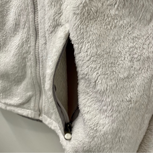The North Face White Full-Zip Fleece Jacket - Small - Picture 3 of 10